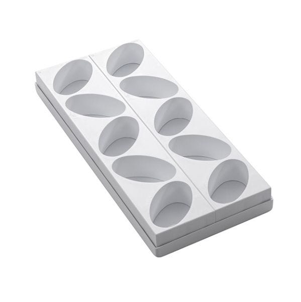 Oval by Martellato Professional 87 x 51 x h 40 mm. 139 ml. 10 pcs.
