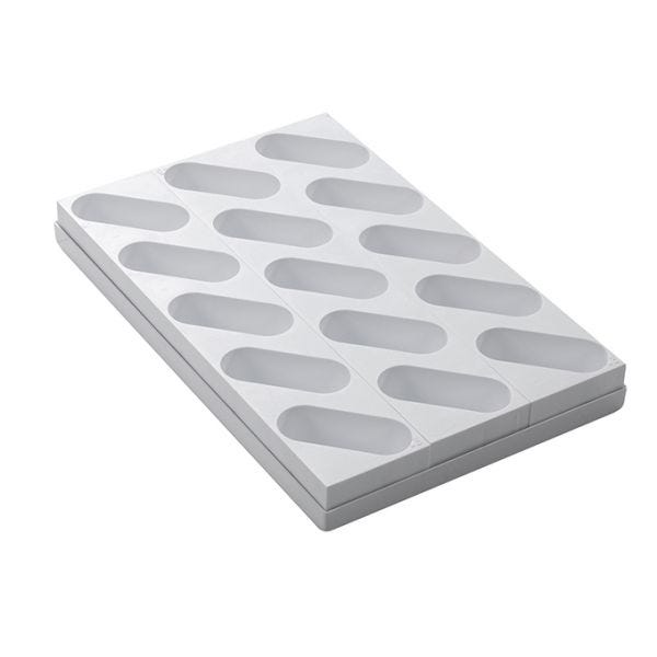 Oblong di Martellato Professional 94 x 38 x h 40 mm 130 ml. 15 pcs.