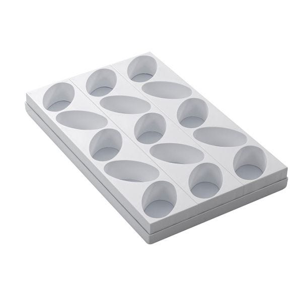 Oval di Martellato Professional 87 x 51 x h 40 mm. 139 ml. 15 pcs.