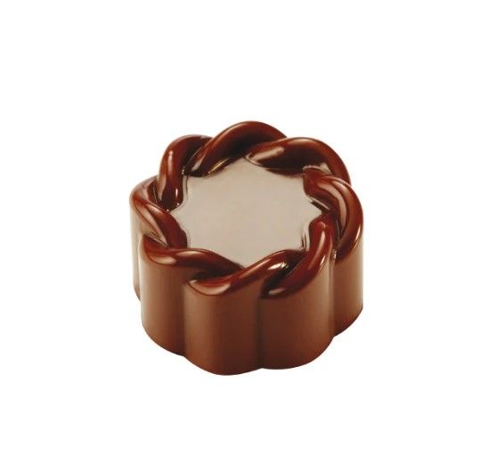 INNOVATION 275 x 135 mm pralines mould - 21 pcs for mould - Ø 26 x h 23,5 mm - vol. 10 gr