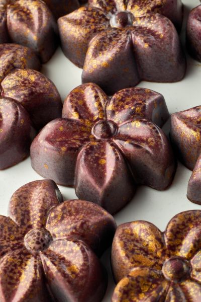 Stampo Praline Pavoni PC5072FR FLORA Design Fiore by Liudmila Pascurova