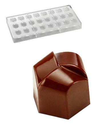 Polycarbonate mold for chocolate Geometric shape by Pavoni