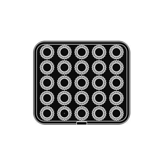 PLAQUE 00 - Moule à tartelettes pour Cookmatic et Cookmatic Special de Pavoni Professional