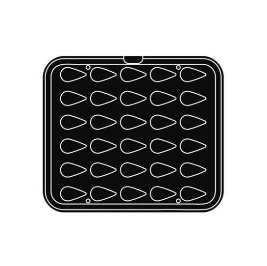 PLATE 22 – triangular mould for Pavoni Professional’s Cookmatic and Cookmatic Special