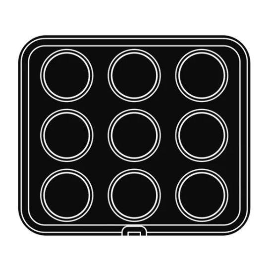 PLATE 41 – round moulds for Pavoni Professional’s Cookmatic and Cookmatic Special