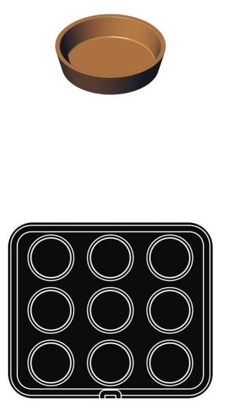 PIASTRA 41 - impronte tonde per Cookmatic e Cookmartic Special di Pavoni Professional