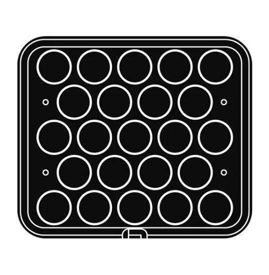 PLAQUE 57 - empreintes rondes pour Cookmatic et Cookmatic Special de Pavoni Professional