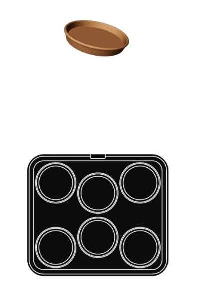 PIASTRA T - impronte tonde per Cookmatic e Cookmartic Special di Pavoni Professional