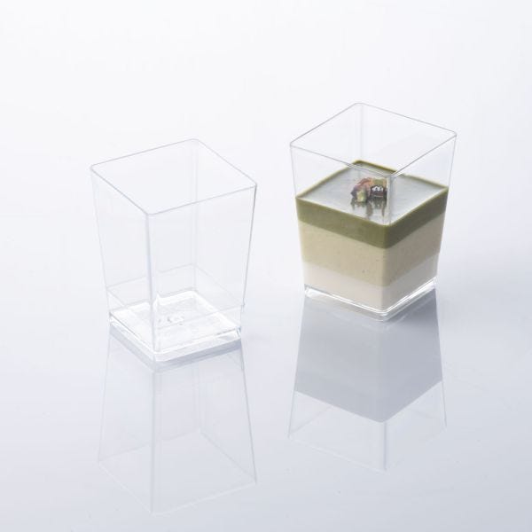 Bicchierini Square - 120 ml di Martellato Professional