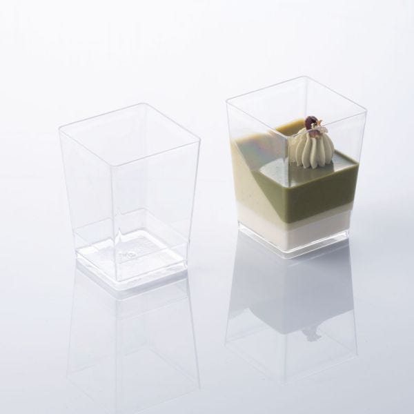Square Glasses - 175 ml by Martellato Professional