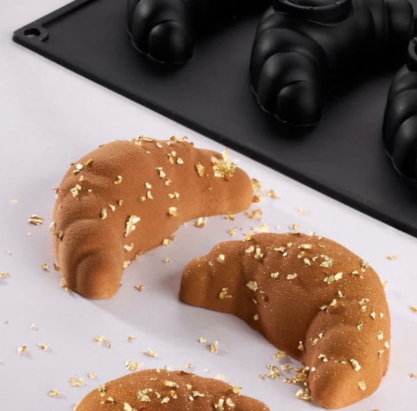 Silicone mould for individual Croissant portions PX053 by Pavoni Italia Professional