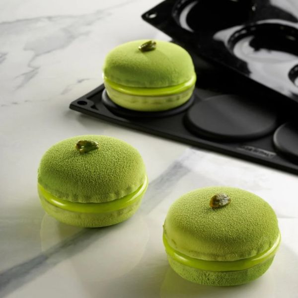 Kit di 2 stampi in silicone MONO MACARON di Pavoni Professional  