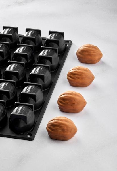 PX3232 Professional Silicone Mould – Mini Walnut by Pavoni Professional