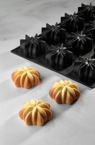 Stampo in silicone per monoporzioni ÉCLAT di Pavoni Professional 