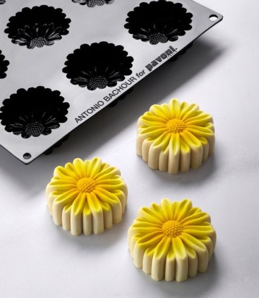 Stampo in silicone per monoporzioni FLORIS di Pavoni Professional