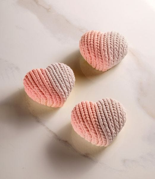 Stampo in silicone per monoporzioni TRICOT di Pavoni Professional