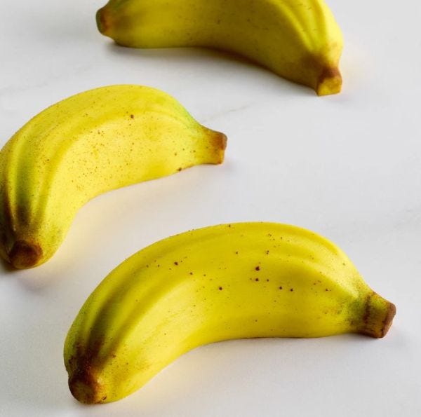 Stampo in silicone per monoporzione BANANA di Pavoni Professional