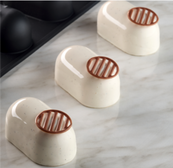 Moule en silicone 3D Pavoflex DELISH - 15 empreintes de Pavoni Professional