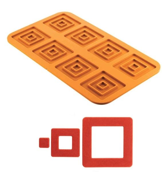Square 3.0: silicone mold by Silikomart Professional