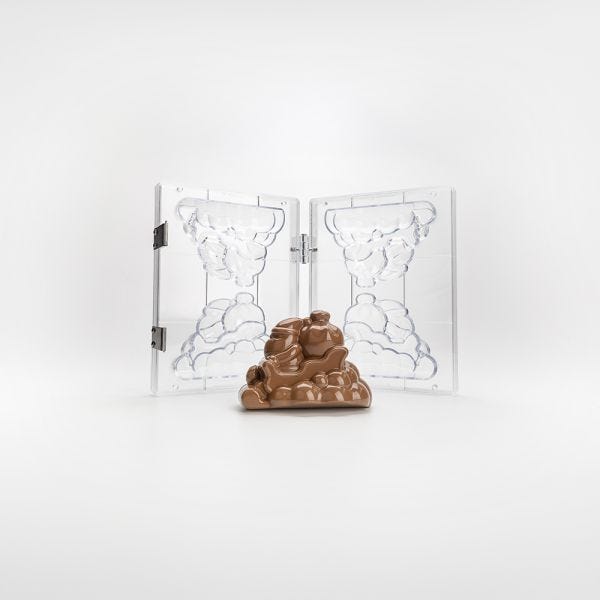 Stampo per cioccolato SANTA CLOUD di Martellato Professional