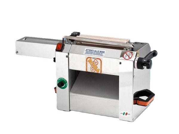 Sfogliatrice Professionale SF220L con Tagliasfoglia singola applicata di Roga