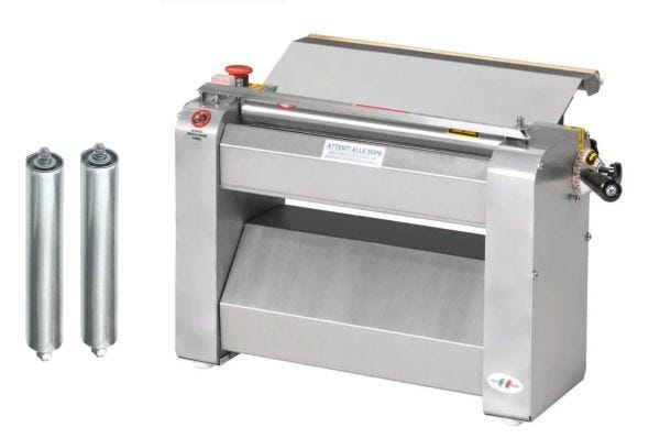 Sfogliatrice Professionale SF400X Trifase Inox 40 cm di Roga