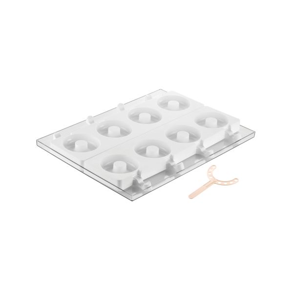 Stampi in silicone GEL13 Donuts di Silikomart Professional.