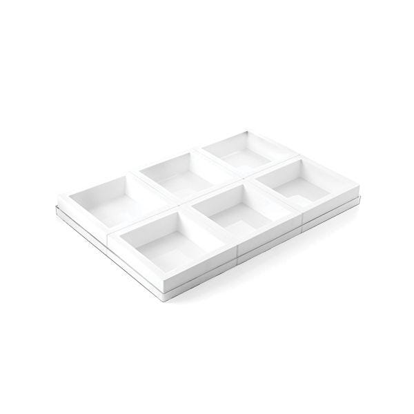 Stampi in silicone Tor160x160 H40 – 6 pcs di Silikomart Professional.