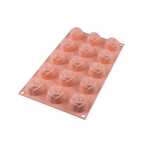Stampi in silicone Sf074 Small Rose di Silikomart Professional