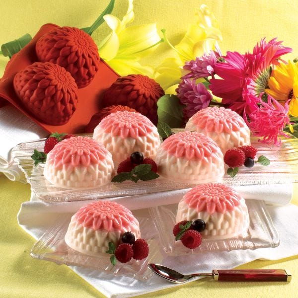 Moules en silicone Sf078 Dahlia de Silikomart Professional