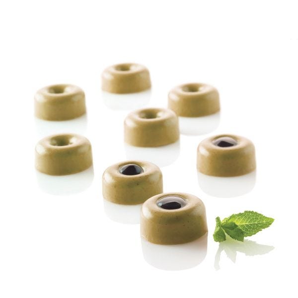 Stampi in silicone Sf083 Small Oval Savarin di Silikomart Professional
