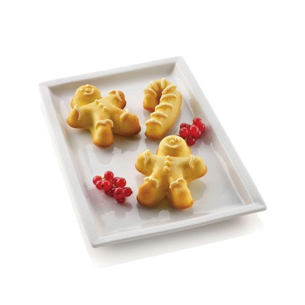 Stampi in silicone Sf106 Gingerbread Man di Silikomart Professional