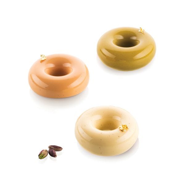 Moules en silicone DONUTS GOURMAND 80 de Silikomart Professional