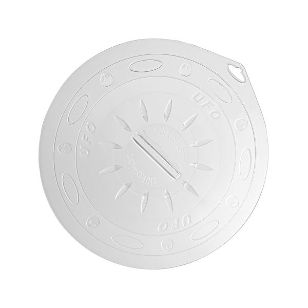 Ufo 34 – Coperchio in silicone trasparente di Silikomart Professional.