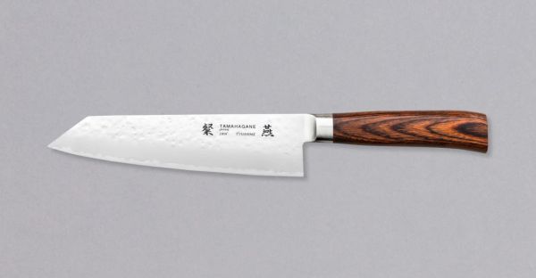 Couteau Kengata cm. 19 Tsubame Pakkawood ligne de Tamahagane 