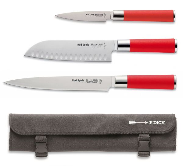 Spirito Rosso: Valigetta completa di 3 coltelli Red Spirit di Dick