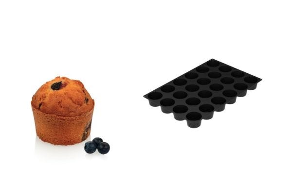 Stampo in silicone SQ101 JUMBO MUFFIN di Silikomart Professional