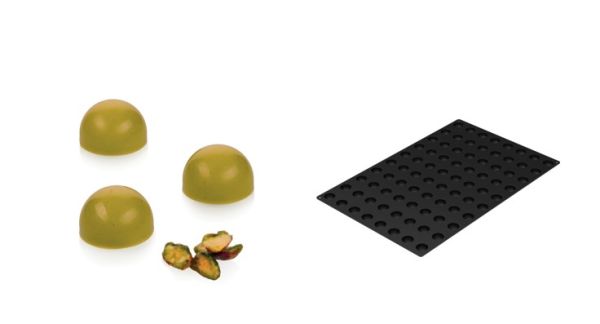 Stampo in silicone SQ103 MINI HALF SPHERE di Silikomart Professional