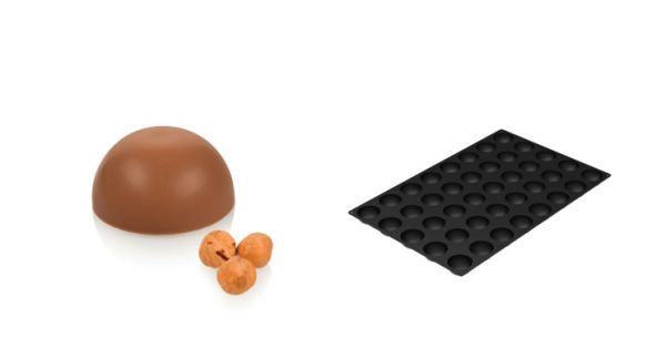 Stampo in silicone SQ104 HALF SPHERE di Silikomart Professional