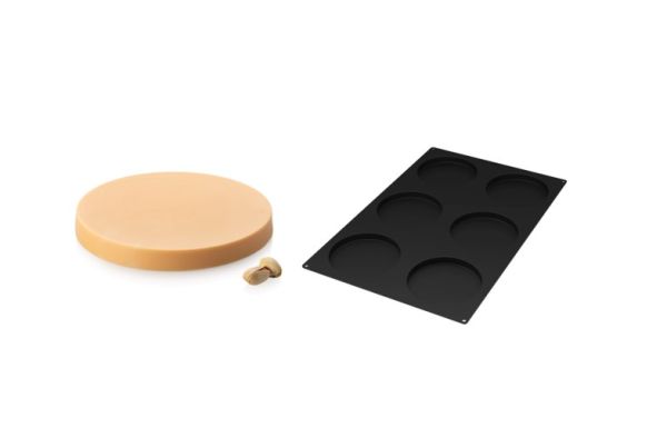 Stampo in silicone SQ105 DISCO di Silikomart Professional