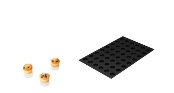 Stampo in silicone SQ110 MINI MUFFIN di Silikomart Professional