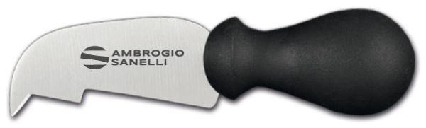 Hook-shaped moulding knife 9 cm from the Supra line by Ambrogio Sanelli