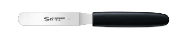 Bent spatula 9 cm from the Supra line by Ambrogio Sanelli