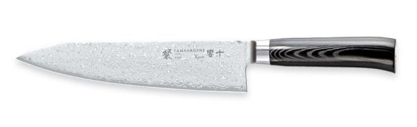 Coltello damasco 63 strati Chef cm. 21 Linea Tamahagane Kyoto