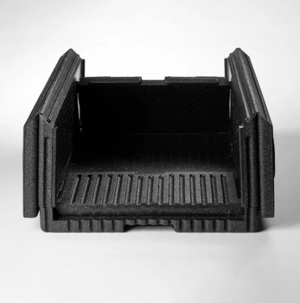 Space-saving, resealable thermobox by Pavoni Professional