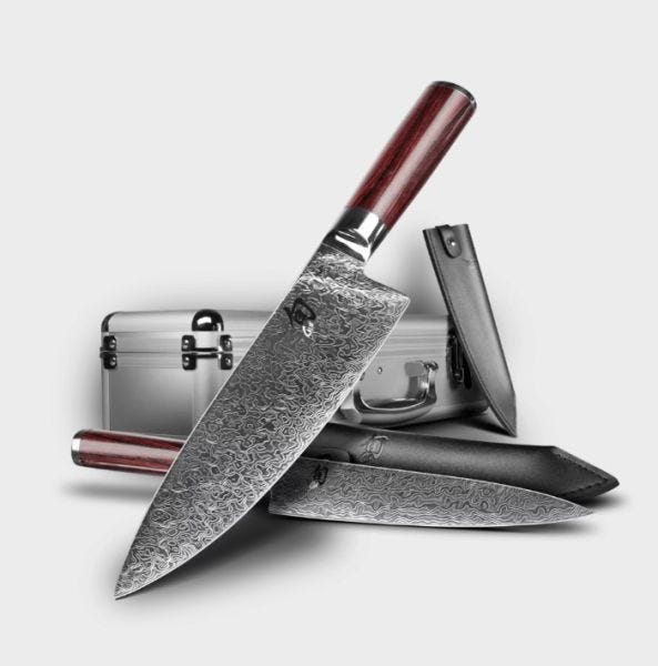 Anniversary Set: Due coltelli in metal box Serie Shun Kohen di KAI