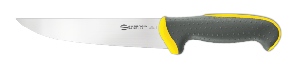 Coltello disosso retto cm. 16 manico giallo Linea Tecna di Ambrogio Sanelli