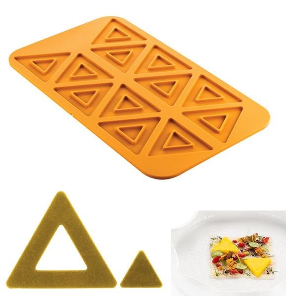 Stampo in silicone TRIANGOLO 2.0 di Silikomart Professional