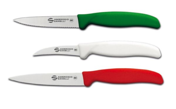 Italian Pride paring knife set by Ambrogio Sanelli