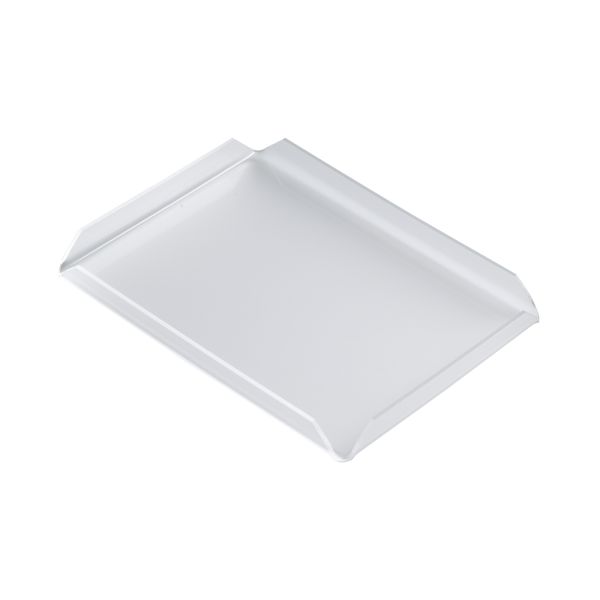 Base simple face pour vitrine avec bords 10 x 50 x h 2 cm. de Martellato Professional
